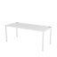 Kancelářský stůl s bílou deskou OFYS U (rozměr 80 x 160 cm) - Barva podnože: Černá