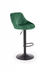 Barová stolička- H101- Tmavo zelená