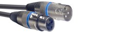 Stagg SMC10 BL, mikrofónny kábel XLR/XLR, 10m, modré krúžky