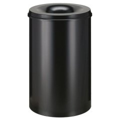 Samozhášací kôš 30 l - čierno-čierny
