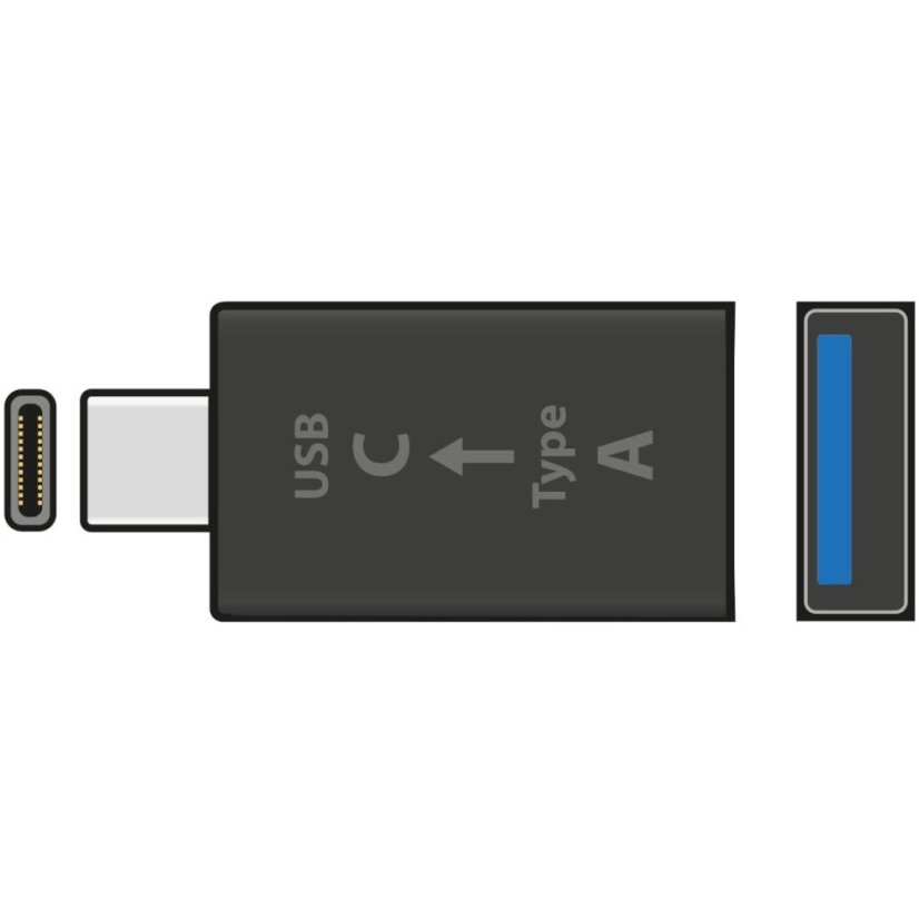 AV:link OTG redukcia USB-A 3.0 samica/USB-C samec