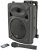 QTX QR8PA, mobilný 8" zvukový systém BT/USB/SD/FM/UHF/TWS, 50W