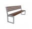 Kovová lavička ZOOL - Provedení: Volně stojící, Rozměr: 150 cm