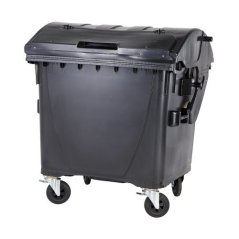 Plastový kontajner 1100 l čierny V/V