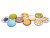 Foam seat cushions (FOREST) - 10 pcs