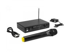 Omnitronic VHF-101, 1-kanálový bezdrôtový mikrofónny set 214.35 MHz