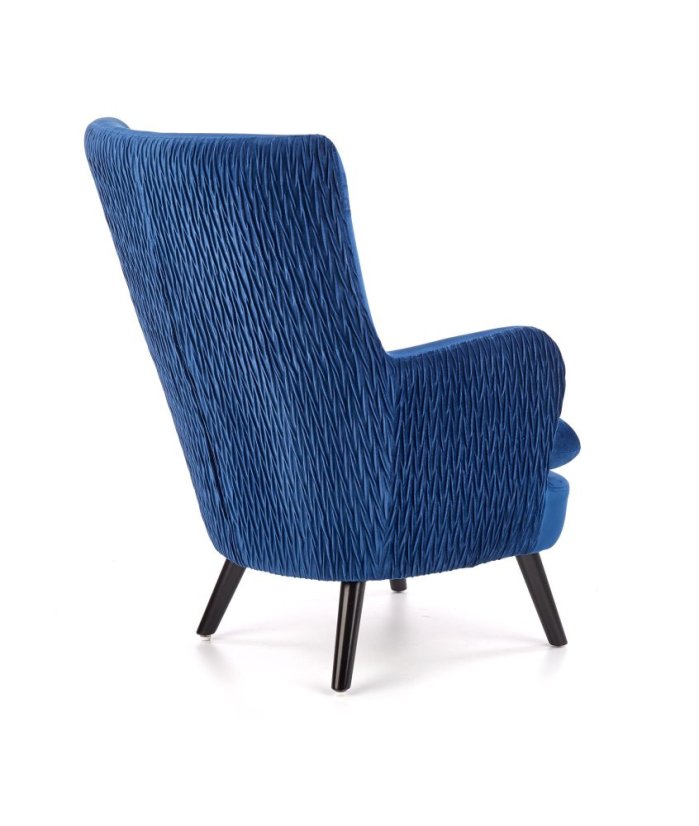 Armchair RAVEL (Dark blue / Black)