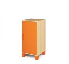 Skriňa policová úzka oranžová FRESH (modul 16)