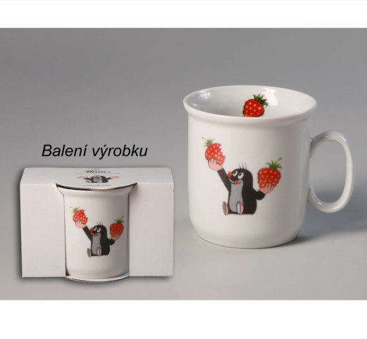 Hrnček - Krtko (jahody)