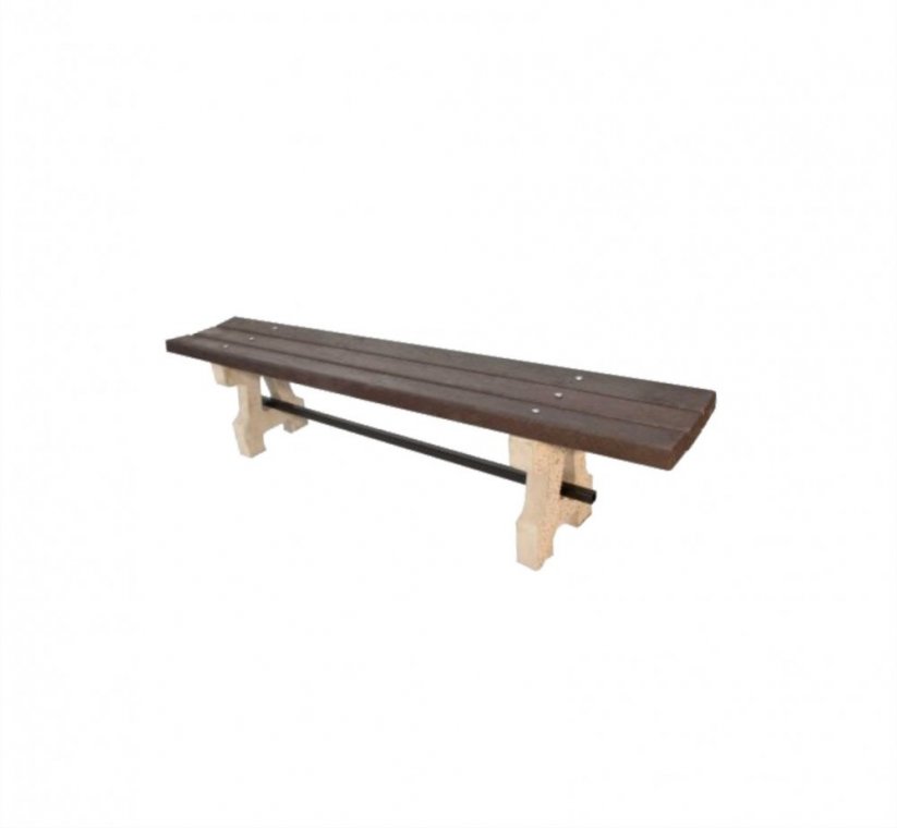 Betonová lavička DITA (s plastovým recyklátem) - Rozměr: 170 cm