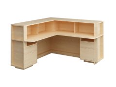 Reception desk, birch (EXCLUSIVE)