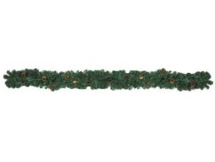 Jedlová girlanda so šiškami, 270 cm
