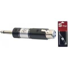 Stagg AC-HIGH/1H, adaptér XLR symetrický - Jack 6,3 mono