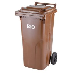 Plastová nádoba popolnice 120 l. - bio s roštom