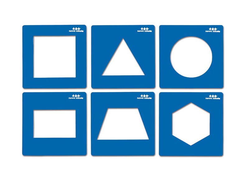 Šablony - Geometrické obrazce (6 ks.)