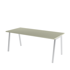 Kancelářský stůl s šedou deskou OFYS A (rozměr 70 x 140 cm)