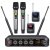 Chord XU4-C, 4-kanálový bezdrôtový mikrofónny set, 823-832 / 863-865 MHz