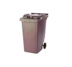 Plastová popolnica 360 l hnedá
