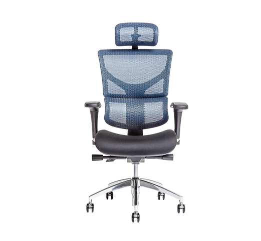 Kancelářská židle s podhlavníkem MEROPE SP (více barev) - Barva: Šedá