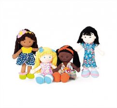 Dětské panenky set - 4ks (35 cm)