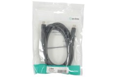 AV:link kábel RG6 koaxiálny 2x samec, 75 Ohm, 2m
