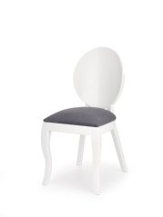 Židle- VERDI Bílá/ Šedá židle