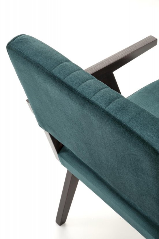 Chair MEMORY (Ebony / Dark green)