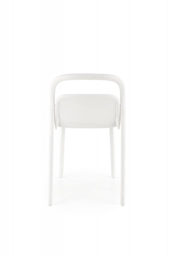 Stolička- K490- Biela plastová