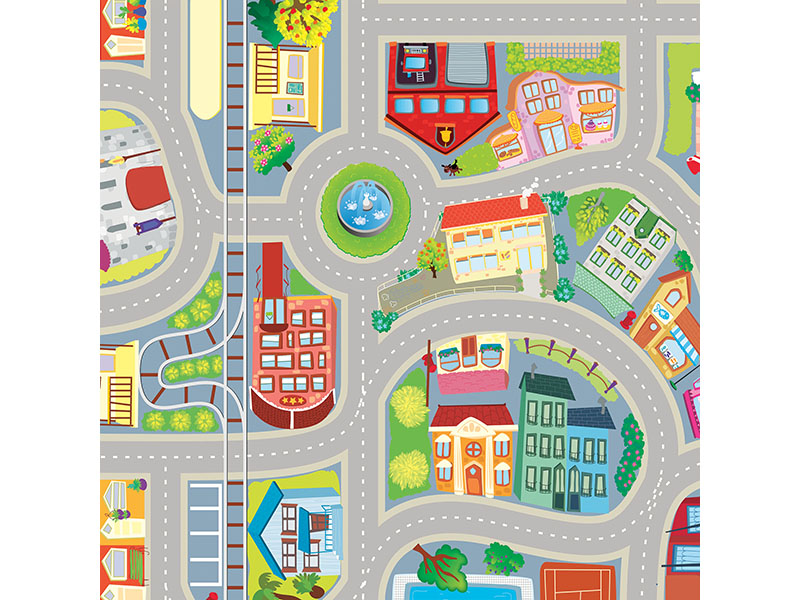 Play mat - city