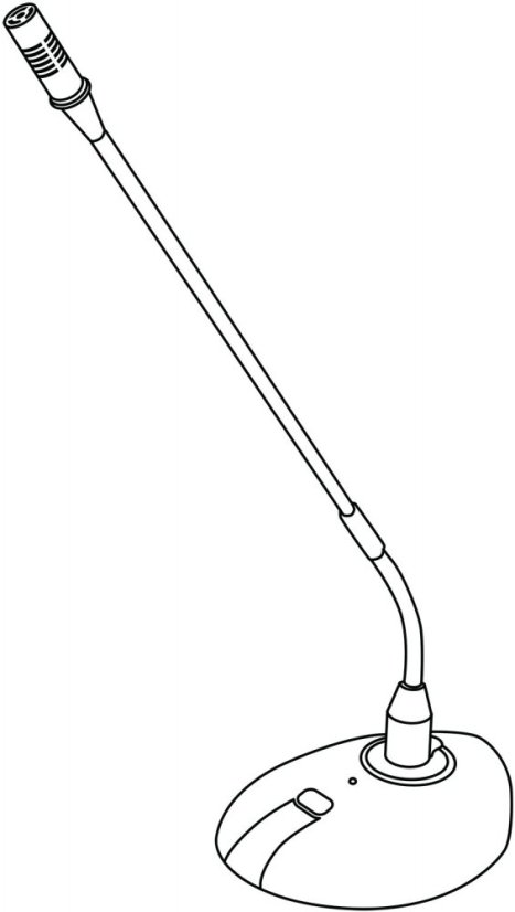 Adastra COM46, konferenční Slim mikrofon se základnou