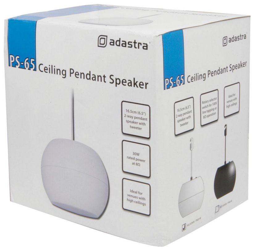 Adastra PS50-W, 100V závěsný 5" reproduktor, 20W, bílý