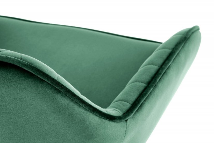 Barová stolička- H103- Tmavo zelená