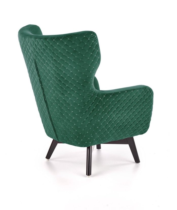 MARVEL armchair (Dark green / Black)