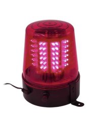Eurolite LED policejní maják, 108 LED, červený