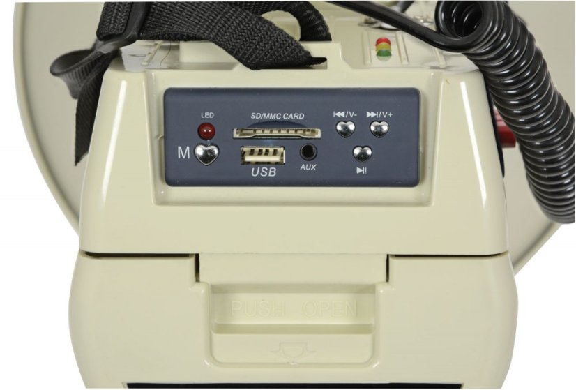 Adastra L50U, megafon, 50W, USB/SD