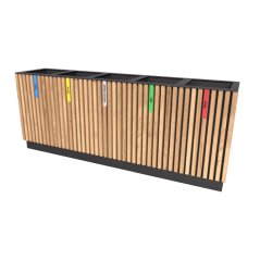 Kôš na triedený odpad MELA (5 druhov odpadu)