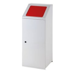 Odpadkový kôš na triedený odpad červený 100 l