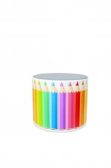 Foam bench - circle (coloring pencils)