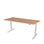 Height adjustable desk OFYS - amber oak (70 x 120 cm) - Frame color: Grey