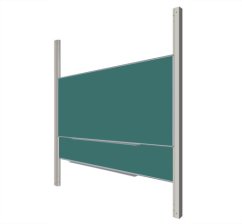 Tabule dvojlistá na pylonech - ZELENÁ