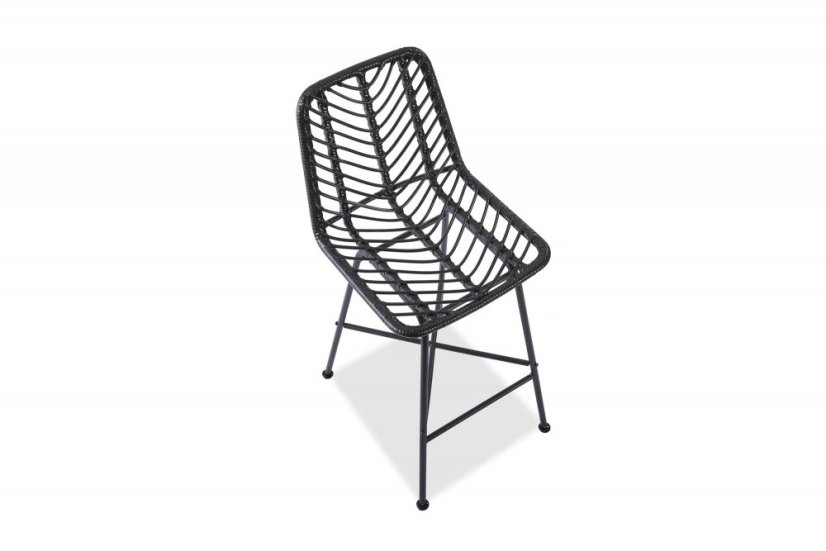 Barová stolička- Čierna