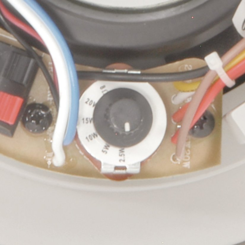 Adastra CC-5V, 100V podhľadový 5,25" reproduktor, 50W, biely