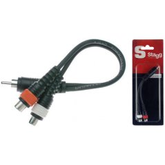 Stagg YC-0,1/1C2CFH, redukcia 1x Cinch samec – 2x Cinch samica