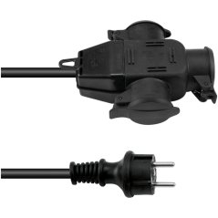 Eurolite predlžovací kábel 3x2,5mm, dĺžka 3m, 3x zásuvka