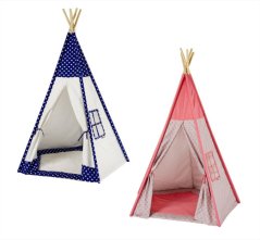 Detské teepee PRINC s vankúšom (185 cm)