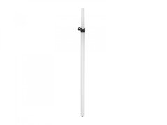 Omnitronic BPS-3, reproduktorová dištančná rúrka so závitom, teleskopická 136-230 cm, biela