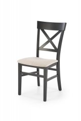 Židle- TUTTI- Černá /Béžová