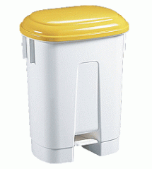 Plastový odpadkový kôš Sirius 60 l.- žlté veko