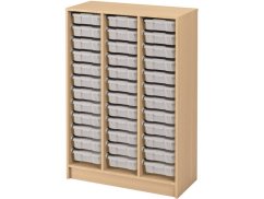 Skříň s kontejnery - OPTIMA - XL - 36 malých kontejnerů (více barev)