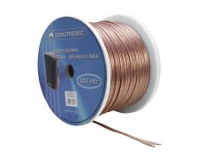Omnitronic reproduktorový kábel, 2x2,5 mm, transparentný, 100 m cievka